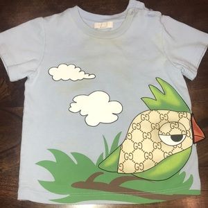 Authentic Used Baby Boy Gucci Shirt 12/18 month